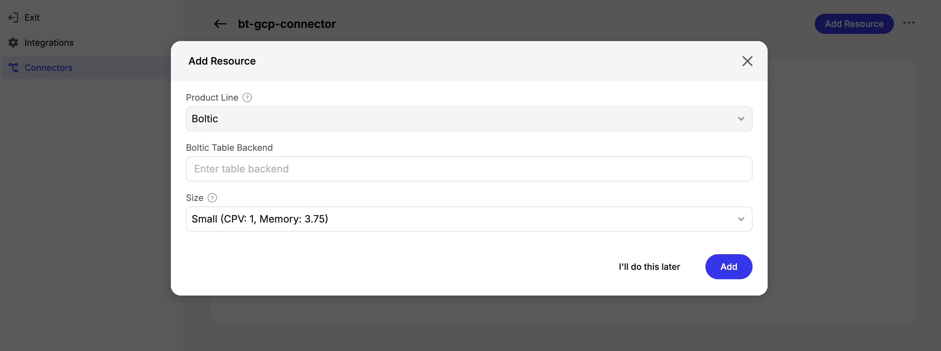 Resource Configuration