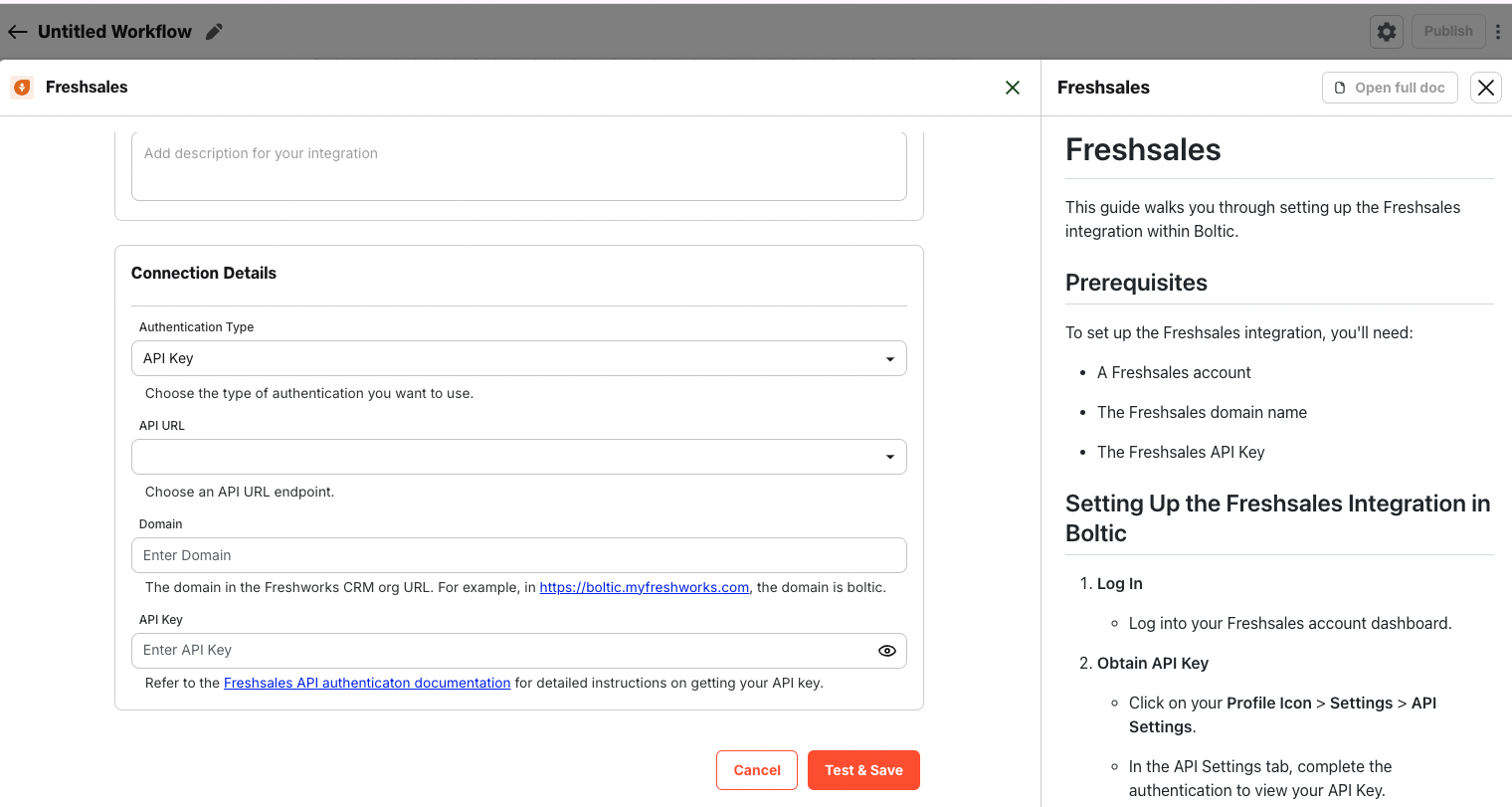 Add New Secret form API Screenshot