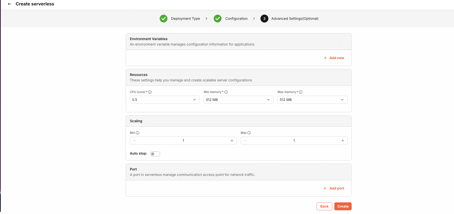 Branch, language, and name after import