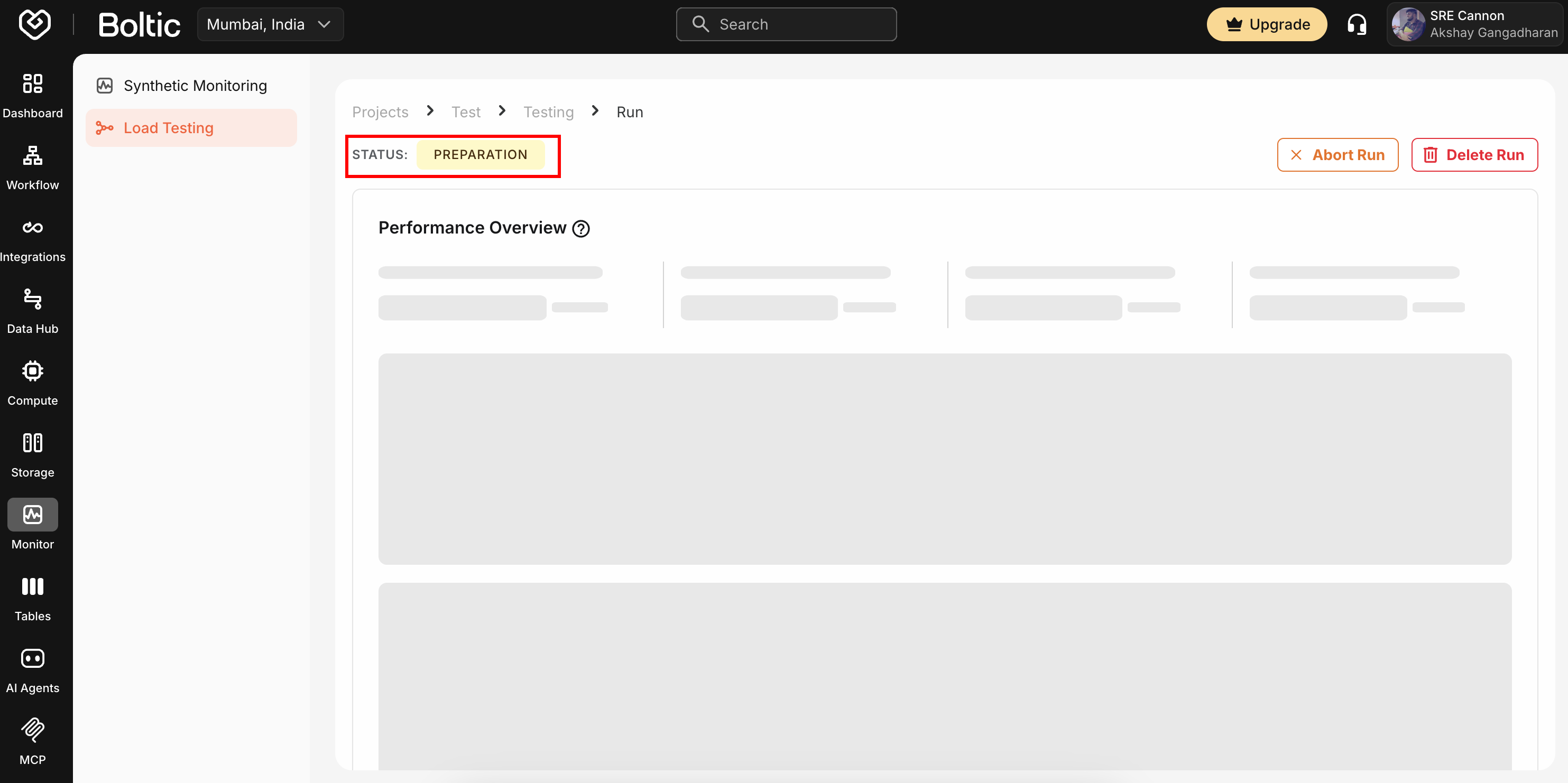 Load Test Preparation