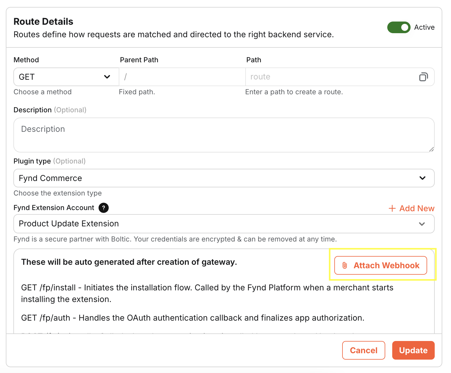 Configure Webhooks